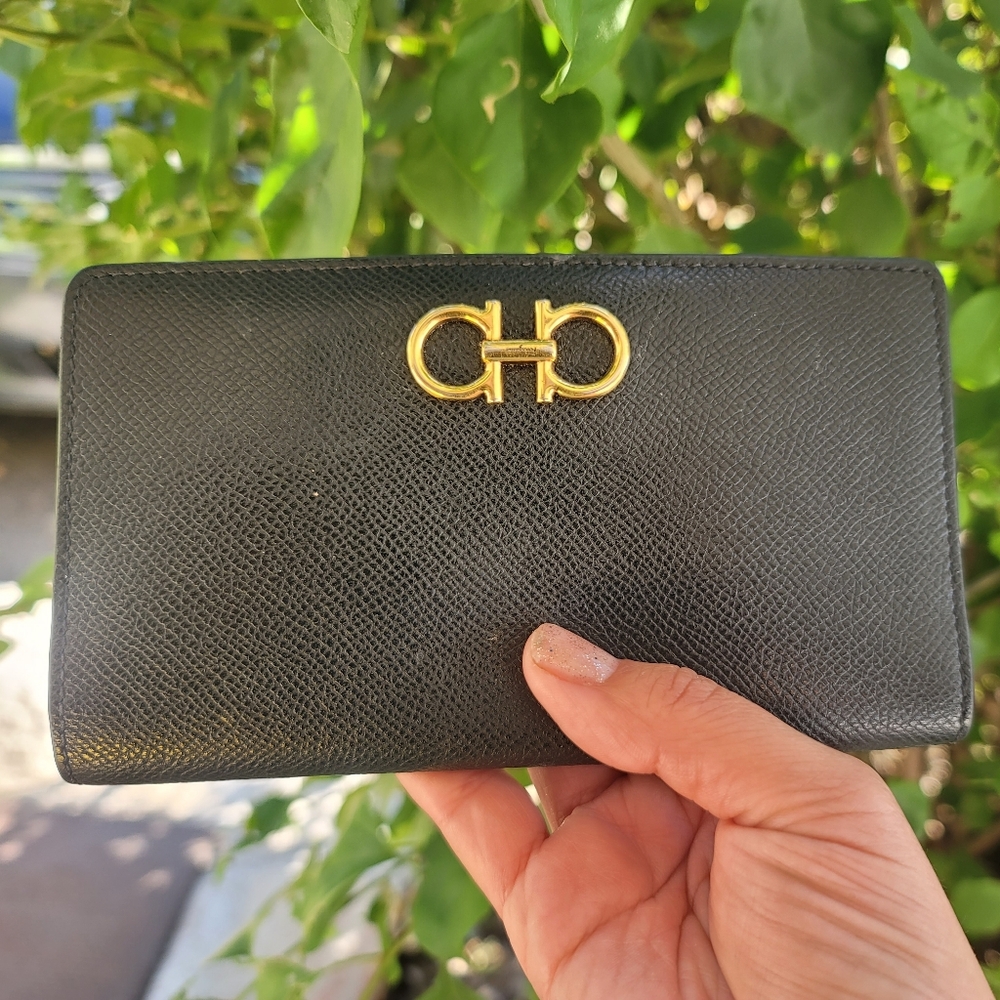 Salvatore Ferragamo Black Wallet